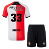 Maglia ufficiale Feyenoord Rotterdam Hancko 33 Casa 2024-25 per Bambino